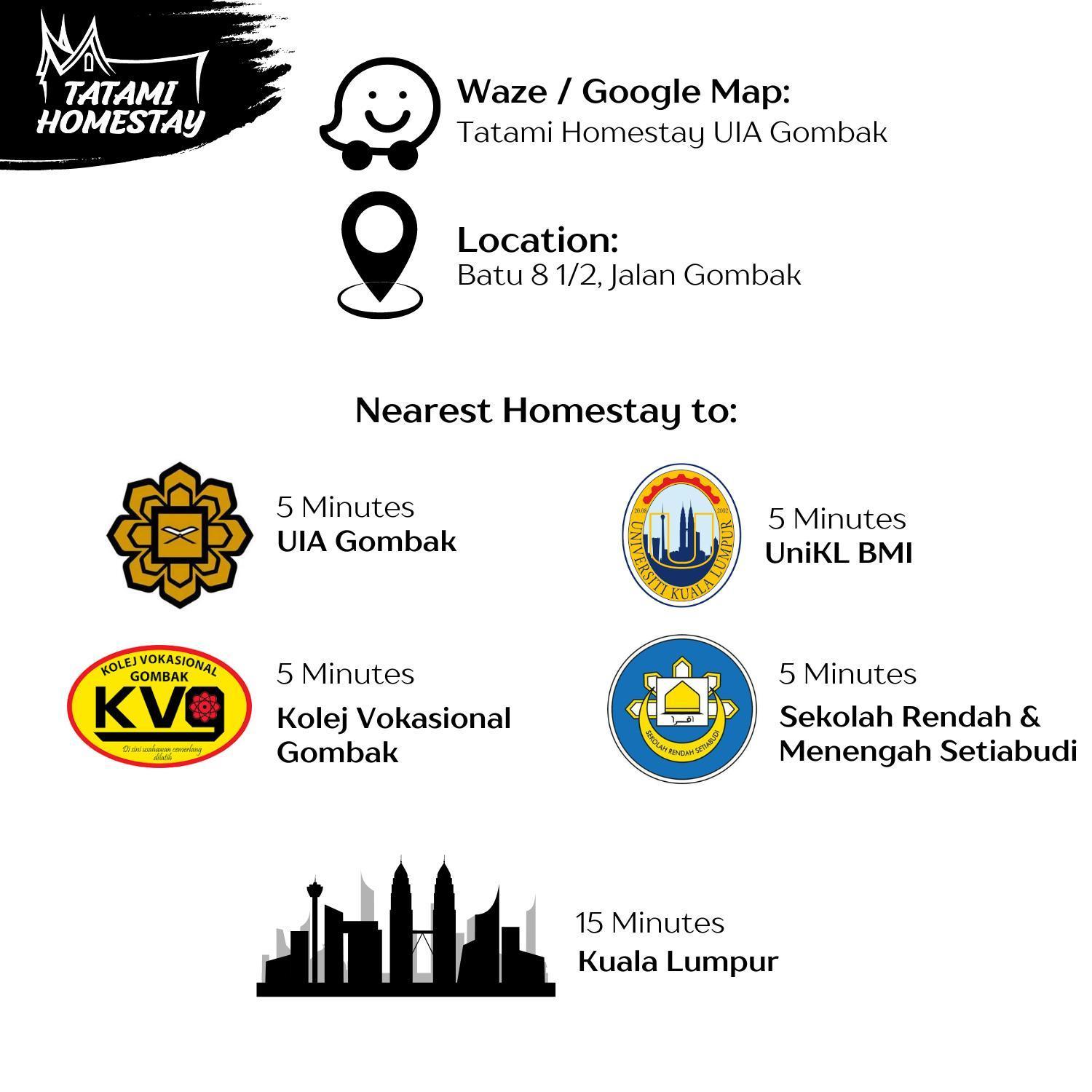 Homestay Gombak - Tatami Homestay Kuala Lumpur Kültér fotó